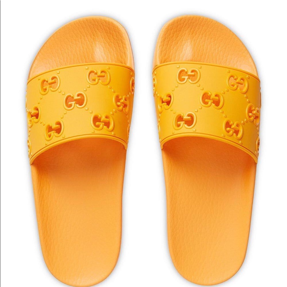 Gucci GG rubber slides